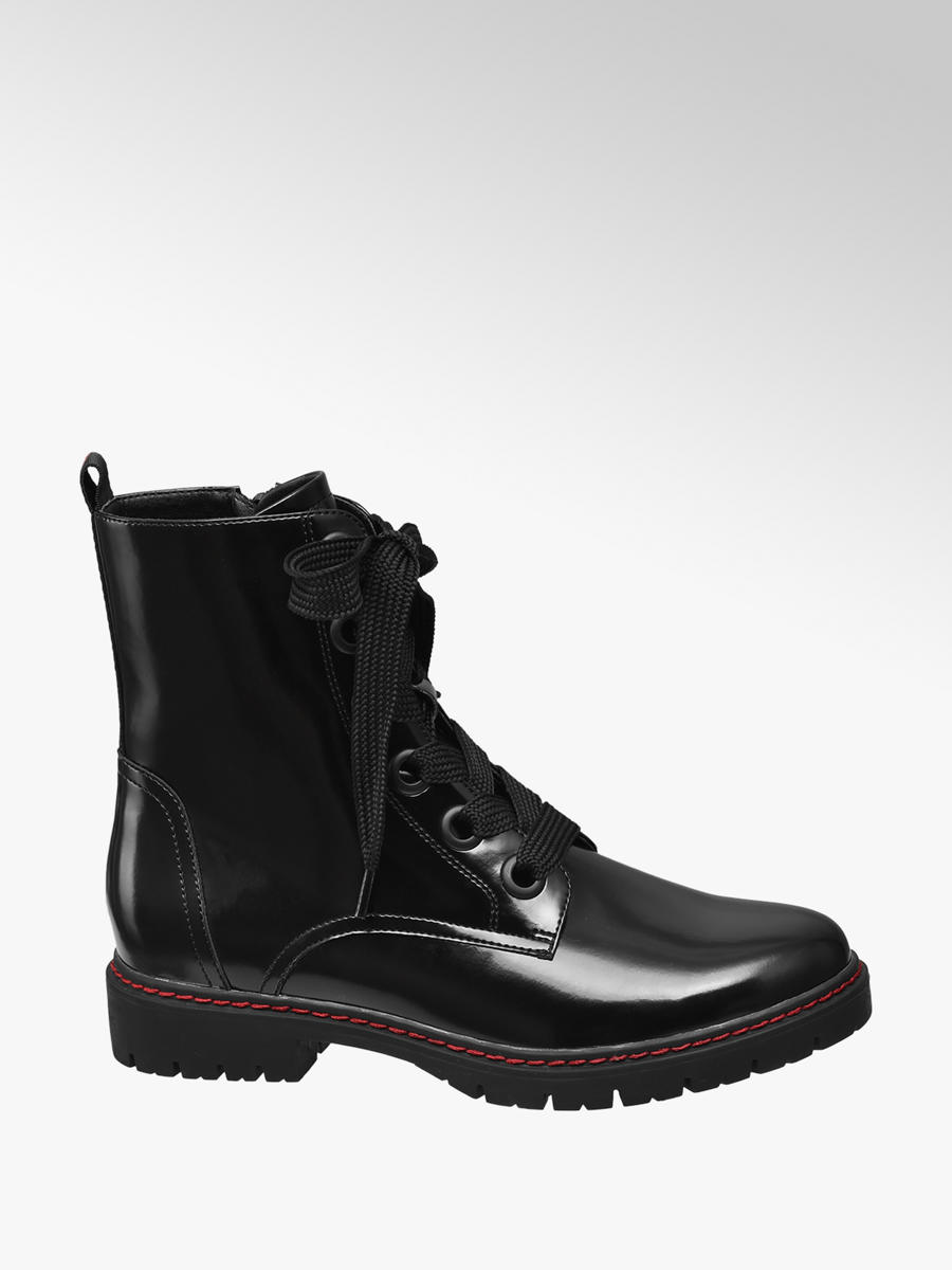 Känga Lack Look från Graceland Känga Lack Look Dam Boots & Stövlar Kängor